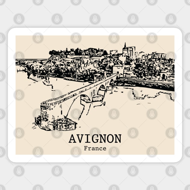 Avignon - France Magnet by Lakeric